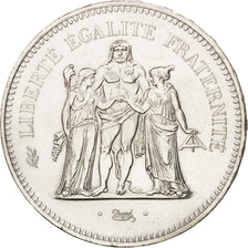 Coin, France, Hercule, 50 Francs, 1977, Paris, AU(55-58), Silver, KM:941.1