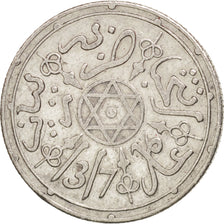 Coin, Morocco, 'Abd al-Aziz, Dirham, 1898, Paris, EF(40-45), Silver, KM:10.2