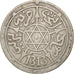 Morocco, 'Abd al-Aziz, 1/2 Dirham, 1895, Berlin, VF(30-35), Silver, KM:9.1