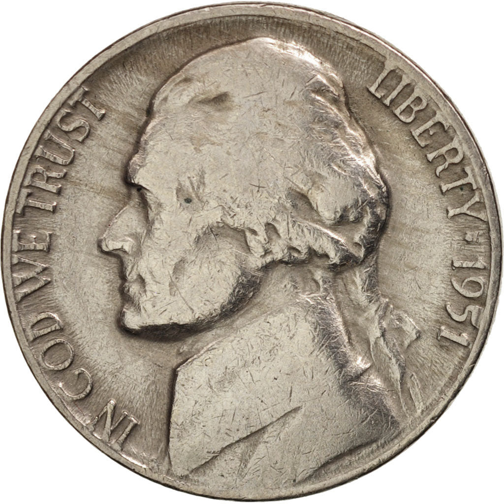 United States, Roosevelt Dime, Dime, 1951, U.S. Mint, Philadelphia, VF(20-25)