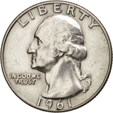 United States, Washington Quarter, Quarter, 1961, U.S. Mint, Denver