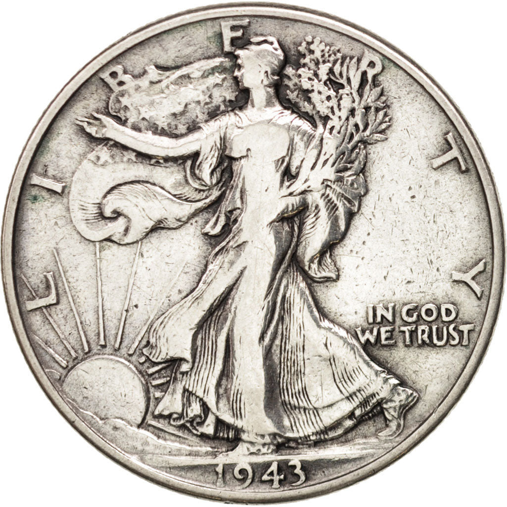Stati Uniti, Walking Liberty Half Dollar, Half Dollar, 1943, U.S. Mint, Phila...