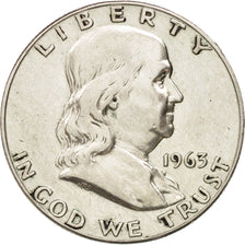 Stati Uniti, Franklin Half Dollar, Half Dollar, 1963, U.S. Mint, Philadelphia...