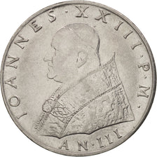 CITTÀ DEL VATICANO, John XXIII, 100 Lire, 1961, Roma, BB+, Acciaio inossidab...