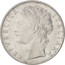 Italy, 100 Lire, 1965, Rome, AU(50-53), Stainless Steel, KM:96.1