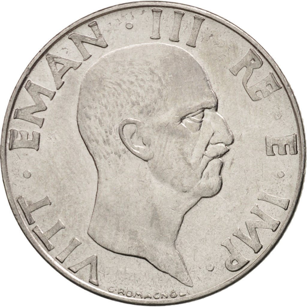 Italy, Vittorio Emanuele III, 50 Centesimi, 1941, Rome, AU(55-58)