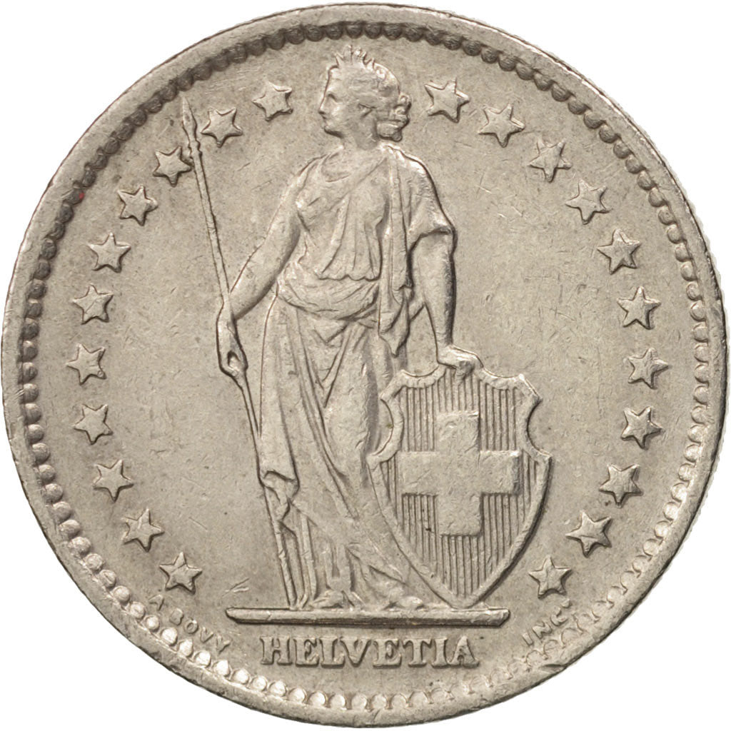 Coin, Switzerland, 2 Francs, 1981, Bern, EF(40-45), Copper-nickel, KM:21a.1