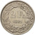 Moneta, Szwajcaria, 2 Francs, 1981, Bern, EF(40-45), Miedź-Nikiel, KM:21a.1
