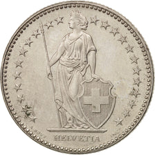 Moneta, Szwajcaria, 2 Francs, 1987, Bern, AU(55-58), Miedź-Nikiel, KM:21a.3