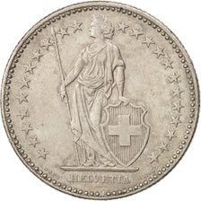 Coin, Switzerland, 2 Francs, 1989, Bern, EF(40-45), Copper-nickel, KM:21a.3