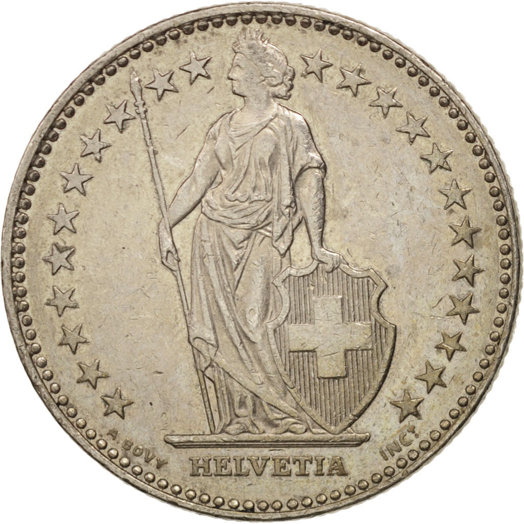 Coin, Switzerland, 2 Francs, 1993, Bern, AU(50-53), Copper-nickel, KM:21a.3