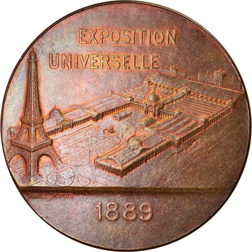 France, Medal, Exposition universelle de Paris, 1889, Chabaud, AU(50-53), Bronze