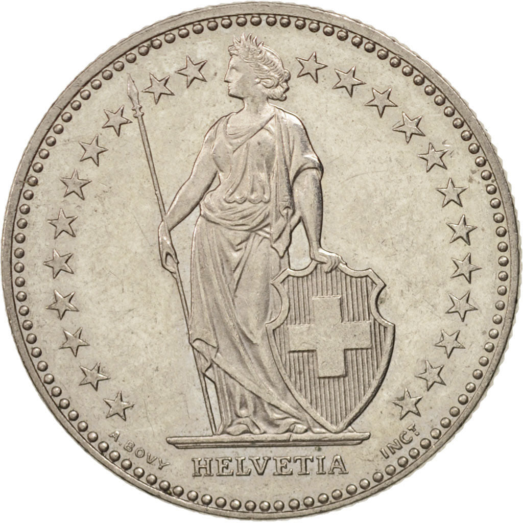Moneta, Svizzera, 2 Francs, 1994, Bern, SPL-, Rame-nichel, KM:21a.3
