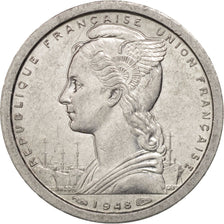Monnaie, Afrique-Équatoriale française, Franc, 1948, Paris, SPL, Aluminium