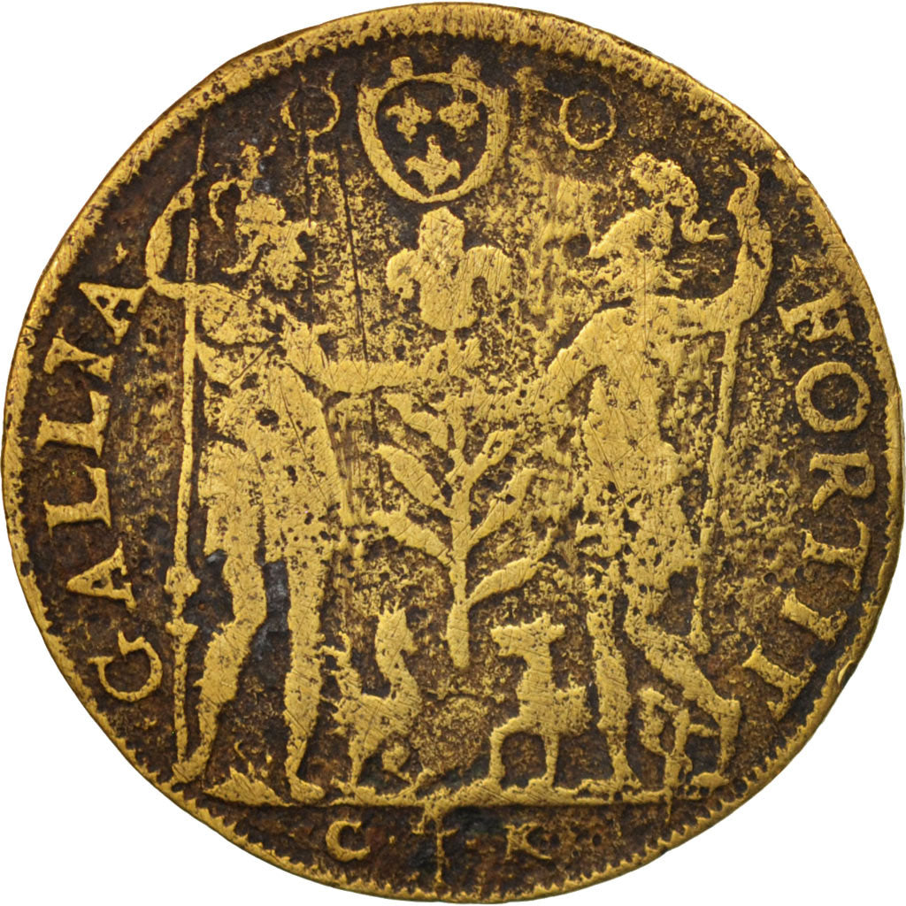France, Token, Royal, André Hac, greffier de la Cour des Monnaies, VF(30-35)