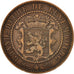 Lussemburgo, William III, 10 Centimes, 1854, Utrecht, BB+, Bronzo, KM:23.1