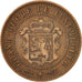 Monnaie, Luxembourg, William III, 5 Centimes, 1854, Utrecht, TTB, Bronze