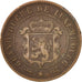 Coin, Luxembourg, William III, 5 Centimes, 1870, Utrecht, VF(30-35), Bronze