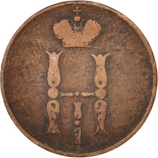 Russia, Nicholas I, Kopek, 1854, Ekaterinbourg, VF(20-25), Copper, KM:149.1