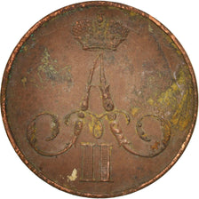 Russia, Alexander II, Kopek, 1860, Ekaterinbourg, BB, Rame, KM:3.2