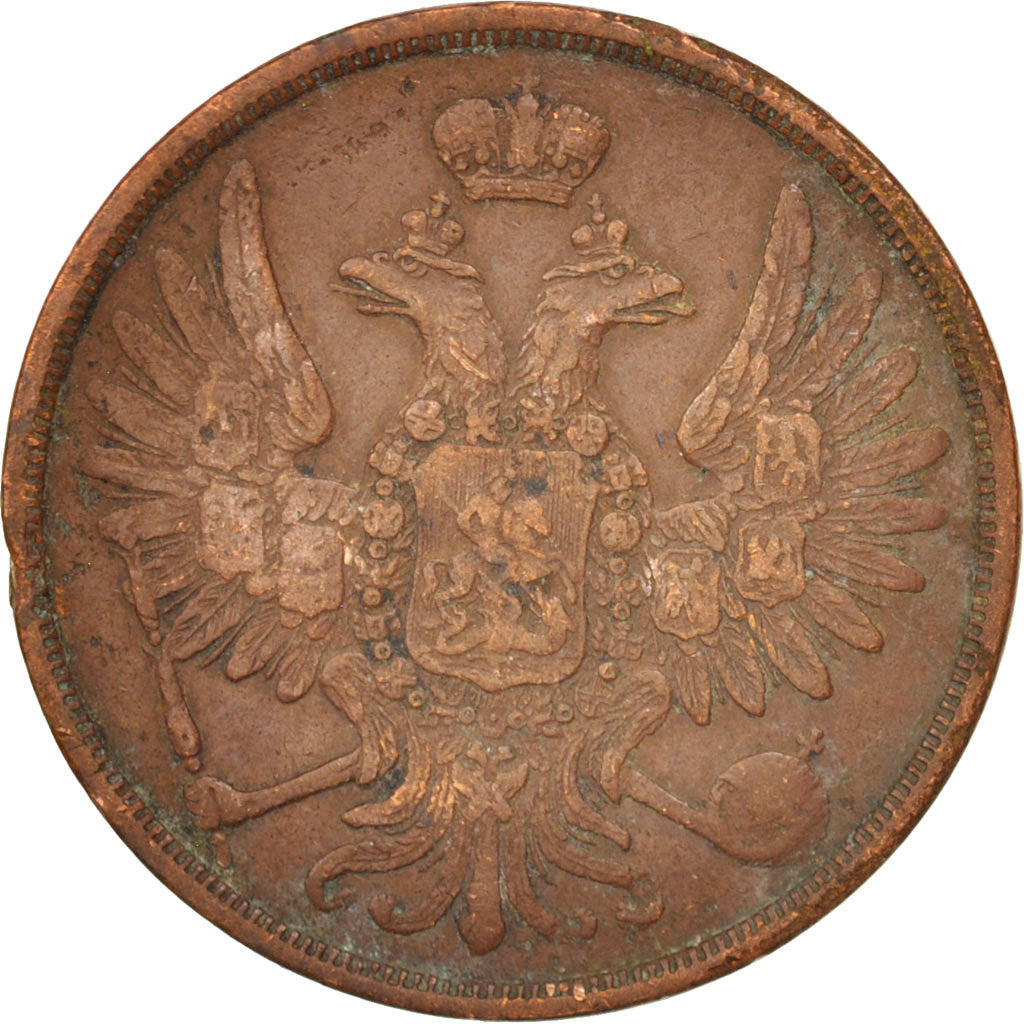 Russia, Alexander II, 2 Kopeks, 1859, Ekaterinbourg, EF(40-45), Copper, KM:150.1