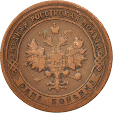 Russia, Nicholas II, Kopek, 1900, Saint-Petersburg, VF(30-35), Copper, KM:9.2