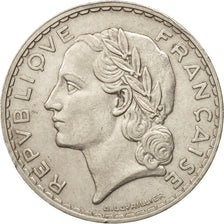 Coin, France, Lavrillier, 5 Francs, 1933, Paris, AU(50-53), Nickel, KM:888