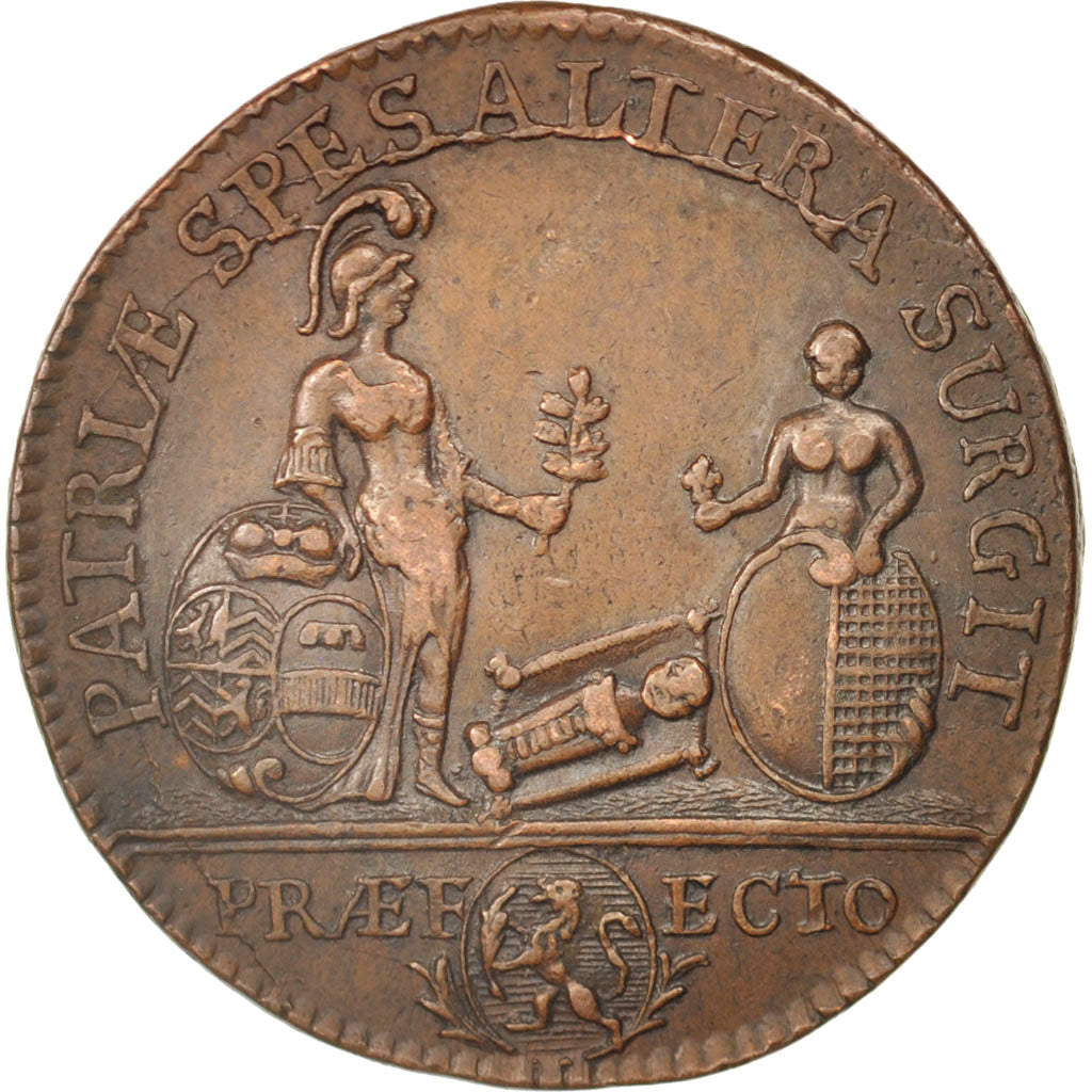 France, Jeton, Lorraine, Casimir Antoine Metz de Caumartin, intendant, 1754