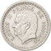 Monaco, Louis II, 2 Francs, 1943, AU(50-53), Aluminum, KM:121