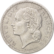 Munten, Frankrijk, Lavrillier, 5 Francs, 1947, Paris, ZF+, Aluminium, KM:888b.1