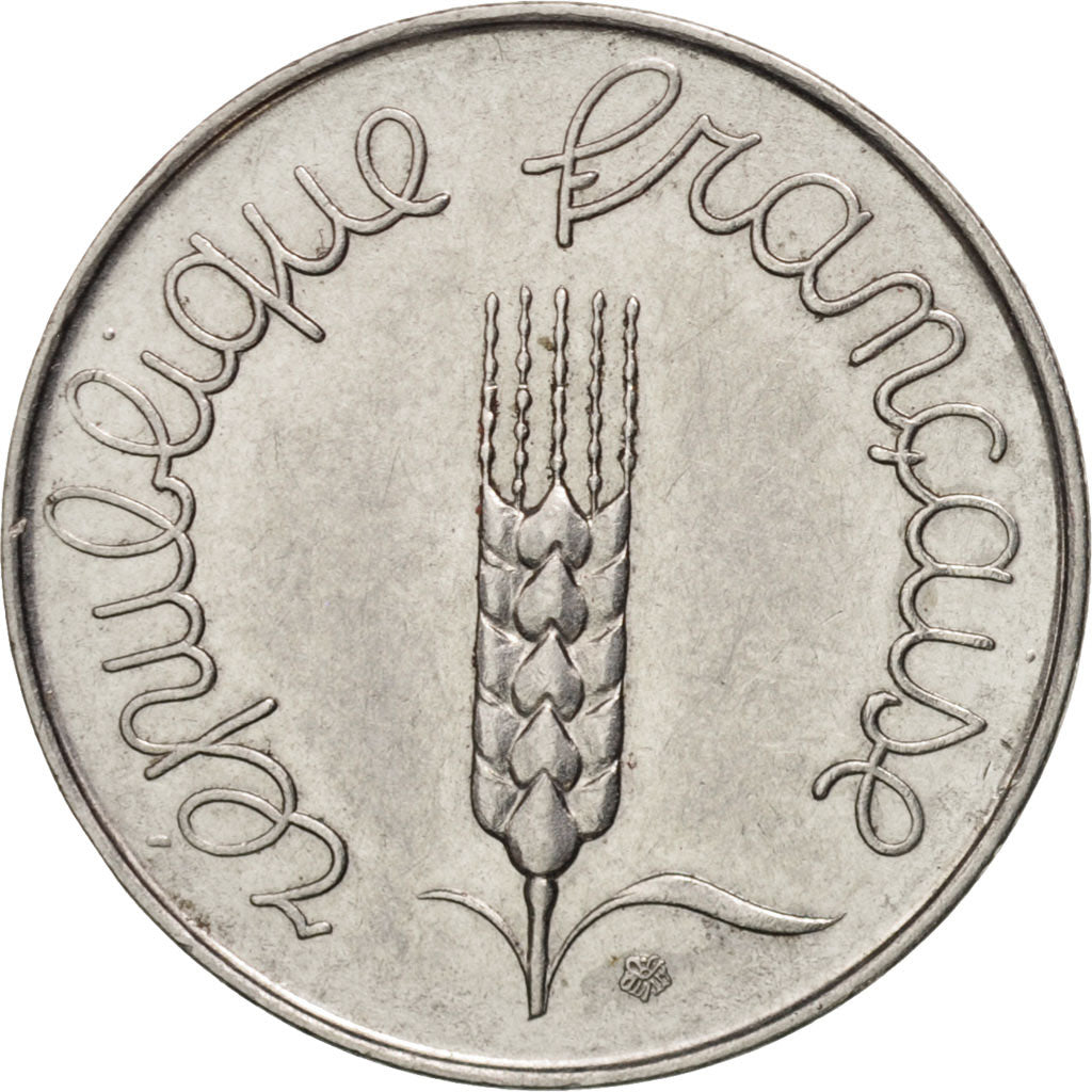 Moneda, Francia, Épi, 5 Centimes, 1964, Paris, EBC, Acero inoxidable, KM:927