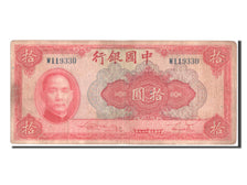 Cina, 10 Yüan, 1940, MB+