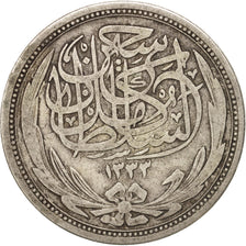 Egypt, Hussein Kamil, 10 Piastres, 1917, VF(30-35), Silver, KM:319