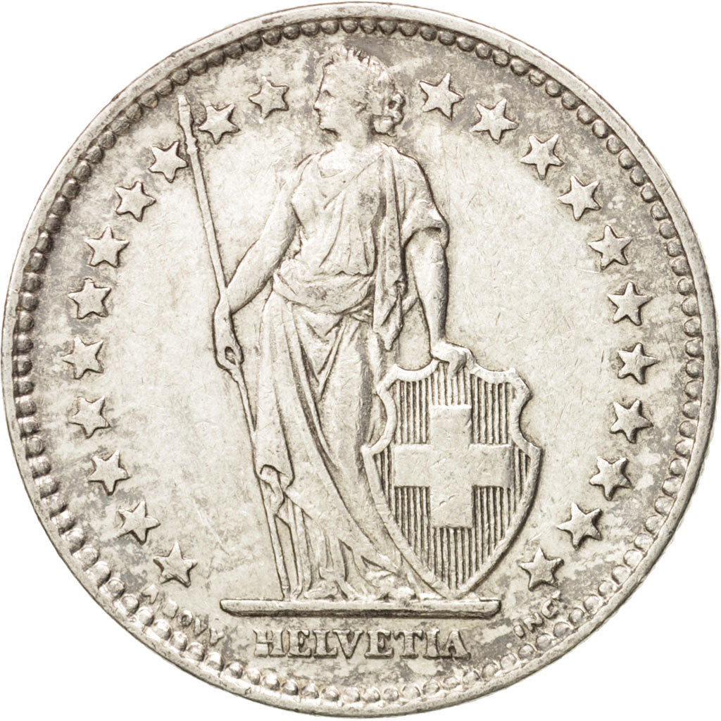 Switzerland, 2 Francs, 1937, Bern, EF(40-45), Silver, KM:21