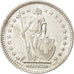 Switzerland, 2 Francs, 1940, Bern, AU(55-58), Silver, KM:21