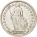 Monnaie, Suisse, Franc, 1909, Bern, TTB, Argent, KM:24