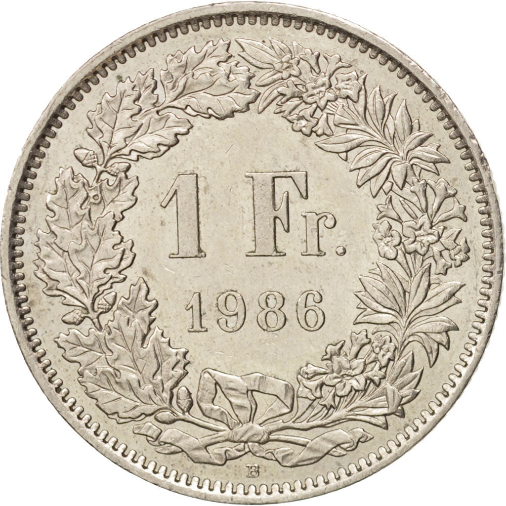Monnaie, Suisse, Franc, 1986, Bern, SUP, Copper-nickel, KM:24a.3
