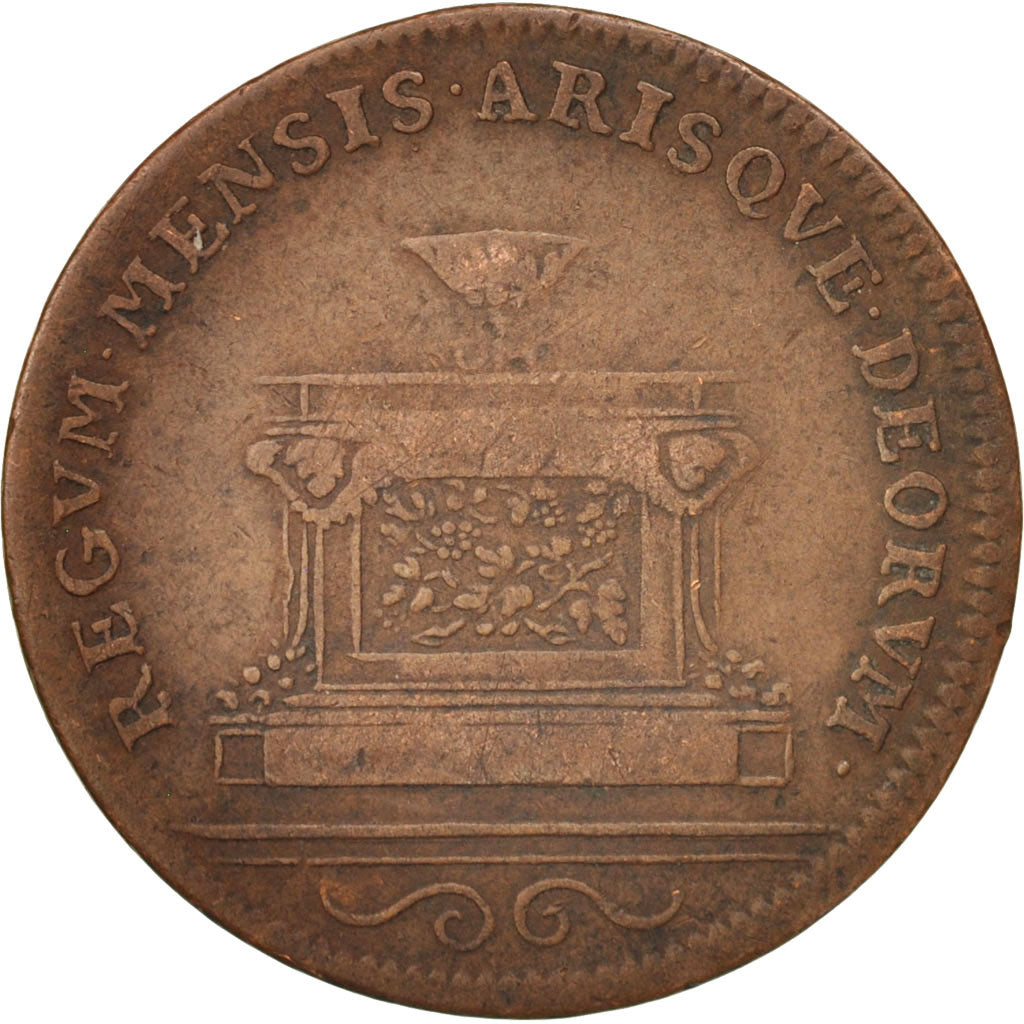Francia, Token, Les gardes marchands de vin, BB, Rame, Feuardent:5403