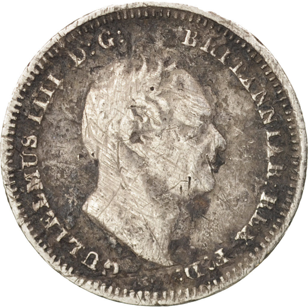 Great Britain, William IV, 4 Pence, Groat, 1837, VF(30-35), Silver, KM:711