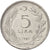 Monnaie, Turquie, 5 Lira, 1981, SUP, Aluminium, KM:944
