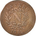 STATI FRANCESI, ANTWERP, 5 Centimes, 1814, Anvers, MB+, Bronzo, KM:2.2, Gadou...