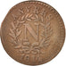 FRENCH STATES, ANTWERP, 5 Centimes, 1814, Anvers, VF(30-35), Bronze