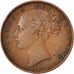 Great Britain, Victoria, Farthing, 1853, VF(20-25), Copper, KM:725