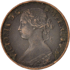 Great Britain, Victoria, Farthing, 1862, VF(30-35), Bronze, KM:747.2