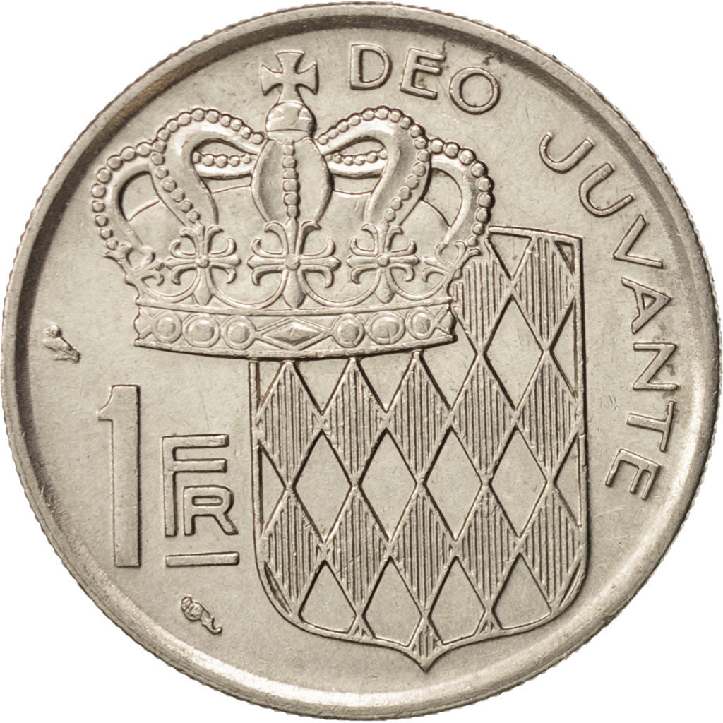 Monaco, Rainier III, Franc, 1966, AU(50-53), Nickel, KM:140