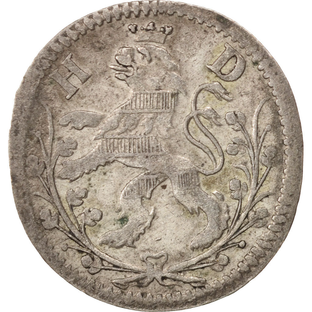 Moneta, Landy niemieckie, HESSE-DARMSTADT, Ludwig VIII, 4 Kreuzer, 1748