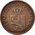 German States, HESSE-CASSEL, Friedrich Wilhelm, 3 Heller, 1853, VF(30-35)