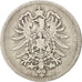 GERMANY - EMPIRE, Wilhelm I, Mark, VF(30-35), Silver, KM:7