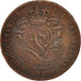 Belgium, Leopold I, 2 Centimes, 1859, VF(20-25), Copper, KM:4.2