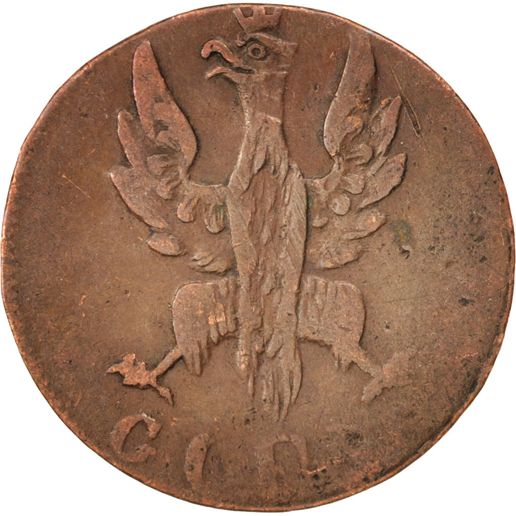 Coin, German States, FRANKFURT AM MAIN, Heller, 1824, VF(30-35), Copper, KM:301